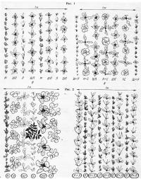 Рис. 1. и 2. Схемы посевов