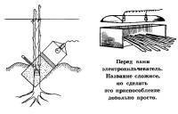 Электрокильчеватор для ранних прививок в корне штамб