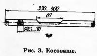 Рис. 3. Косовище